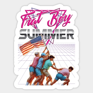 Frat Boy Summer - Fraternity T Shirt Sticker